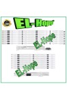 KIT 16 LED STRIP BARS FOR 46  TV SAMSUNG D2GE-460-SCA-R3/B 2013SVS46F-L/R UE46F