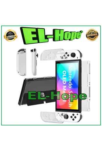 TRANSPARENT PVC CASE HARD SHOCKPROOF COVER FOR NINTENDO SWITCH OLED