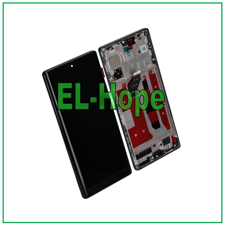 DISPLAY FRAME LCD OLED FOR HONOR 70 FNE-AN00 FNE-NX9 TOUCH SCREEN GLASS BLACK