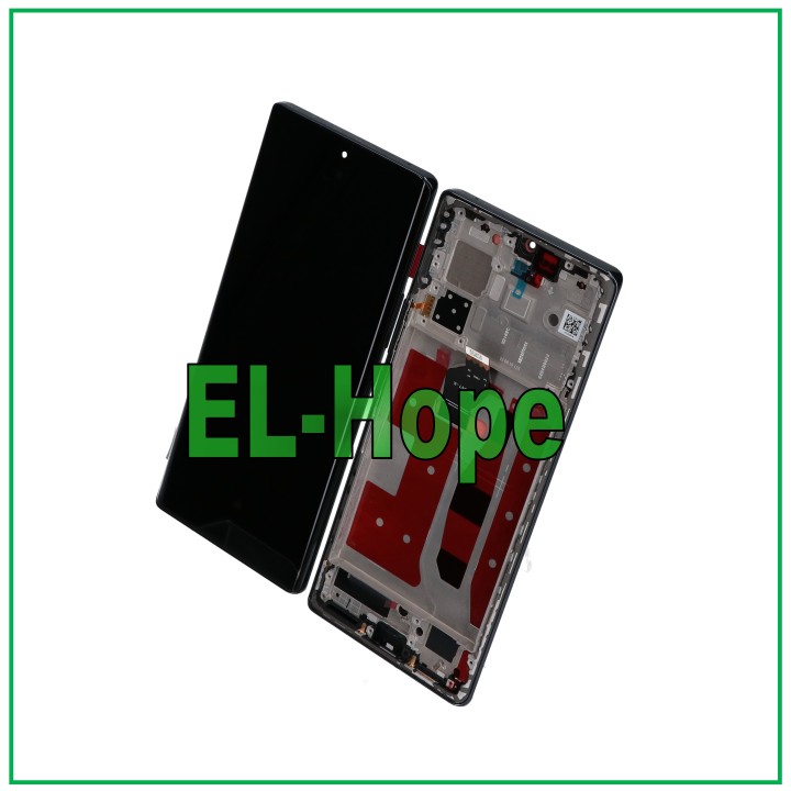 DISPLAY FRAME LCD OLED FOR HONOR 70 FNE-AN00 FNE-NX9 TOUCH SCREEN GLASS BLACK