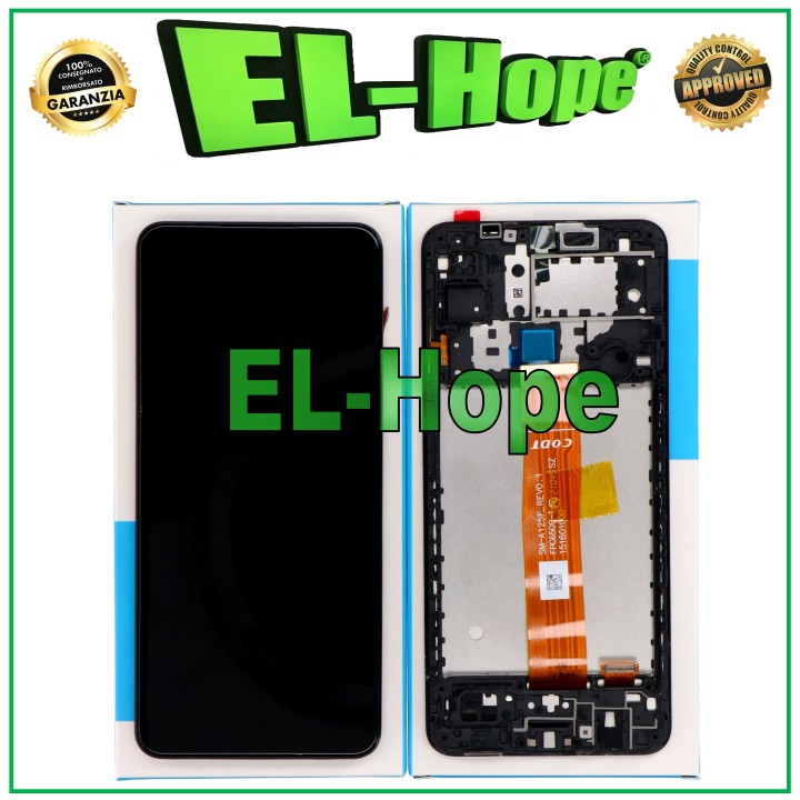 TOUCH FRAME DISPLAY EQUAL ORIGINAL SERVICE SAMSUNG GALAXY A12 SM-A125 FLAT CODT