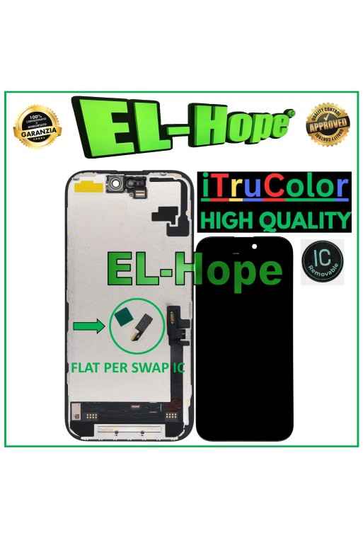 iTruColor SOFT OLED PREMIUM LCD DISPLAY FOR APPLE IPHONE 16 TOUCH SCREEN