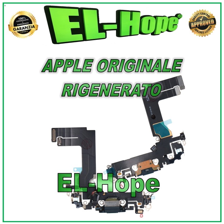 ORIGINAL APPLE IPHONE 13 MINI MIDNIGHT REFURBISHED CHARGING CONNECTOR FLAT