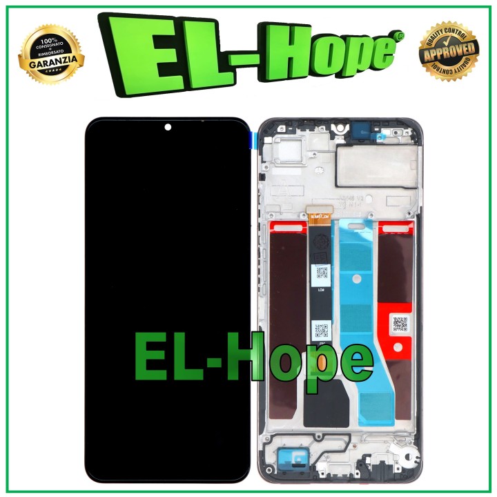 LCD DISPLAY + FRAME FOR OPPO REALME C51 RMX3830 TOUCH SCREEN GLASS SCREEN BLACK