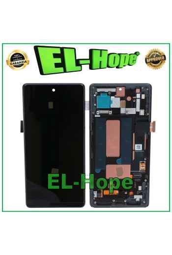 OLED LCD DISPLAY FOR GOOGLE PIXEL 7A G0DZQ GWKK3 GHL1X TOUCH SCREEN FRAME BLACK
