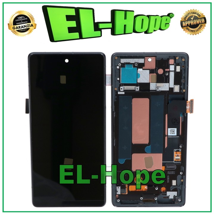 OLED LCD DISPLAY FOR GOOGLE PIXEL 7A G0DZQ GWKK3 GHL1X TOUCH SCREEN FRAME BLACK