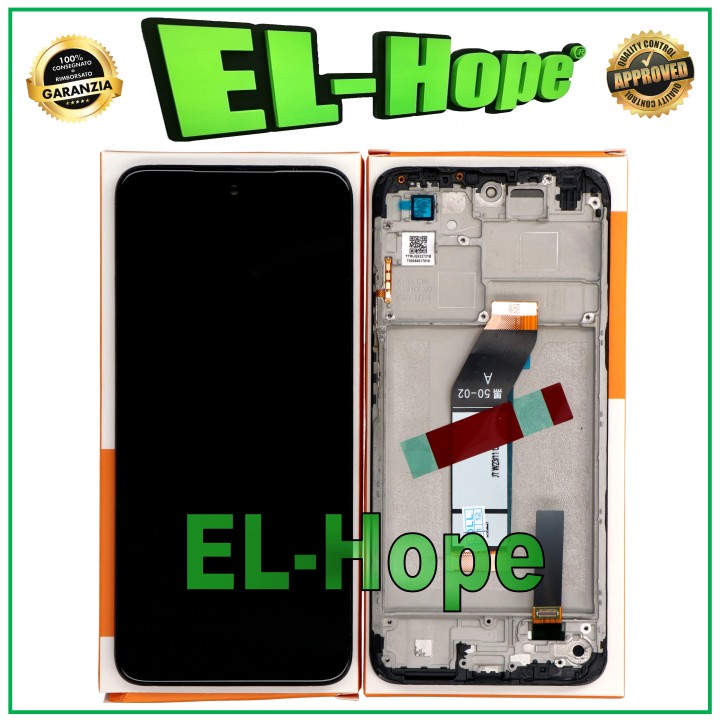 TOUCH DISPLAY + ORIGINAL EQUAL FRAME SERVICE XIAOMI REDMI 10 M21061119 DG AG