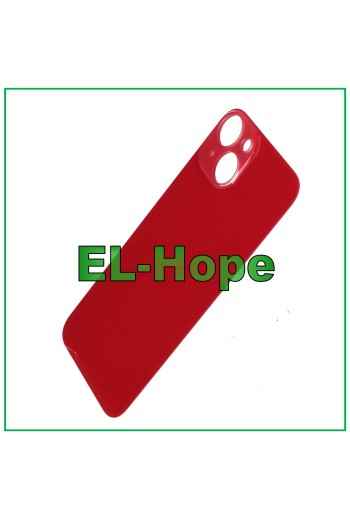 GLASS BACK BODY BATTERY COVER FOR IPHONE 14 BACK COVER BIG HOLE RED