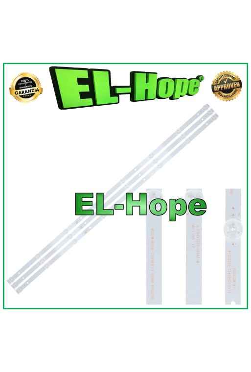 KIT OF 3 LED STRIP BARS FOR 40 TV AKAI JL.D39042330-006AS-M MS-L1795 AKTV409TS