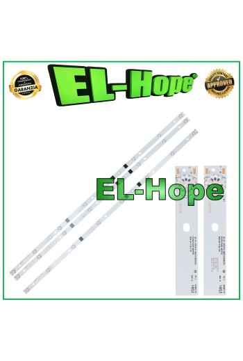 KIT 3 LED TV STRIP BARS 43 AKAI LB1008 JS-D-JP4310-A81EC / LB1009 JP4310-B81EC