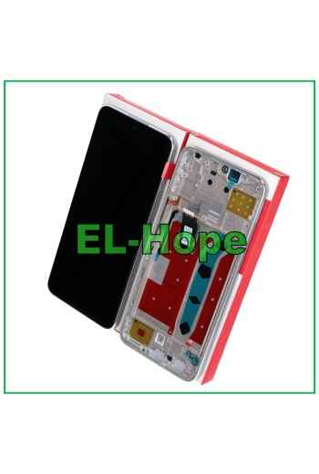 DISPLAY FRAME TOUCH EQUAL ORIGINAL SERVICE HONOR X8 4G TFY-LX1 L026 SILVER GLASS