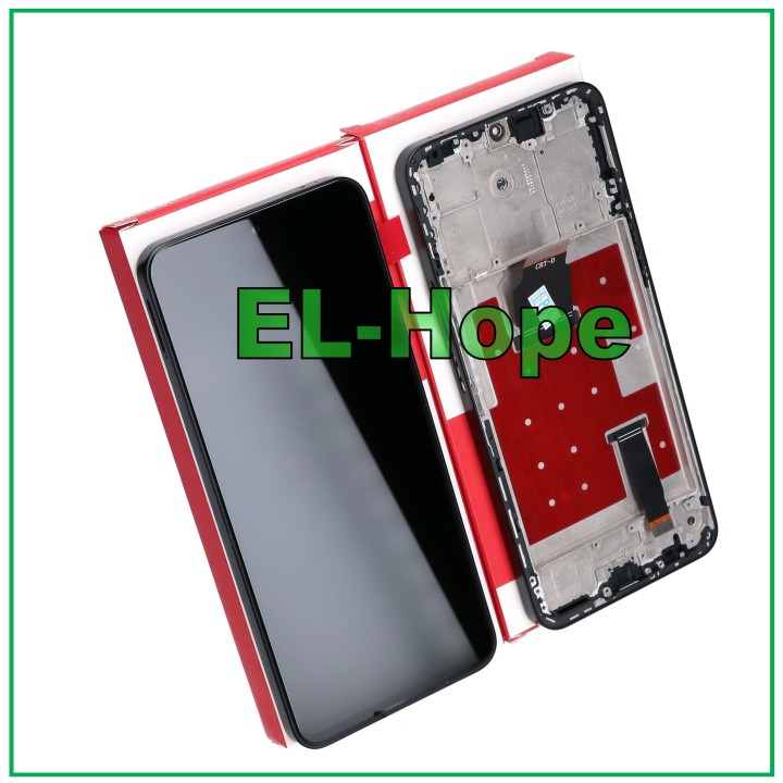 LCD DISPLAY EQUAL FRAME ORIGINAL SERVICE HONOR X8A CRT-LX1 LX2 TOUCH SCREEN BLACK