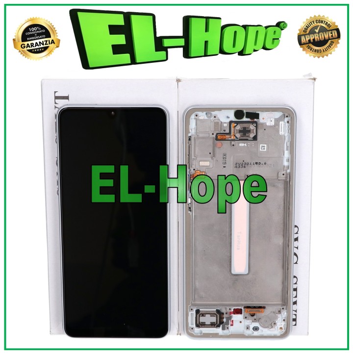ORIGINAL FRAME LCD DISPLAY SAMSUNG A33 5G 2022 SM-A336 TOUCH WHITE GH82-28143B