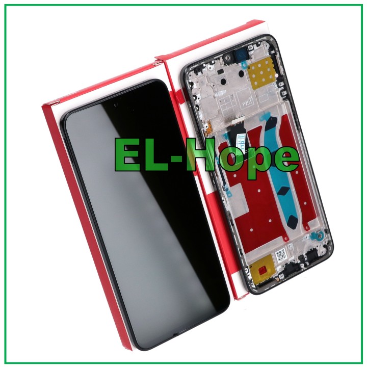 TOUCH LCD DISPLAY + ORIGINAL EQUAL FRAME SERVICE HONOR X8 4G TFY-LX1 L026 BLACK