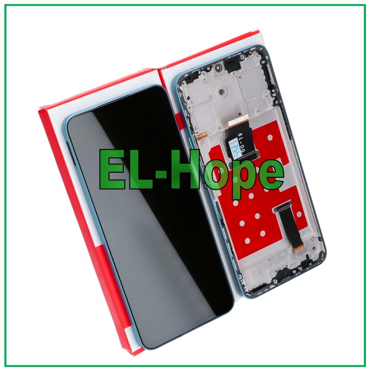 ORIGINAL EQUAL FRAME LCD DISPLAY SERVICE HONOR X8A CRT-LX1 LX2 TOUCH SCREEN BLUE