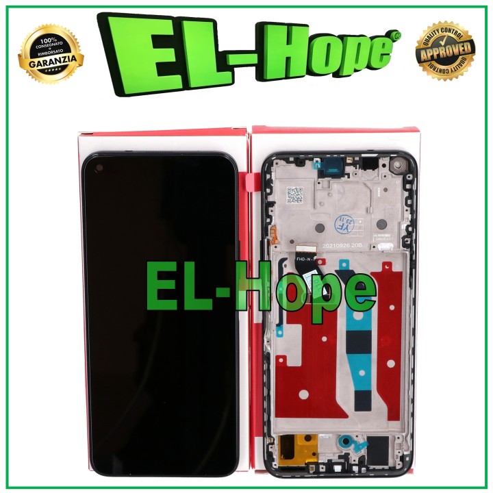 TOUCH LCD DISPLAY + ORIGINAL EQUAL FRAME SERVICE HONOR 50 LITE NTN-LX1 L22 BLACK