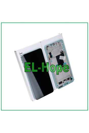 ORIGINAL SERVICE FRAME DISPLAY XIAOMI MI 12 LITE 5G 2203129G TOUCH SCREEN GREEN