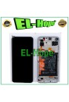 ORIGINAL LCD DISPLAY FRAME AND BATTERY HUAWEI P40 LITE 5G CDY-NX9A TOUCH SILVER