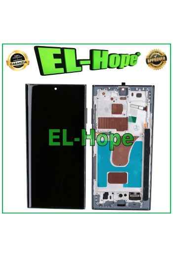 TFT TOUCH LCD DISPLAY + FRAME FOR SAMSUNG GALAXY S23 ULTRA SM-S918 GREEN GREEN