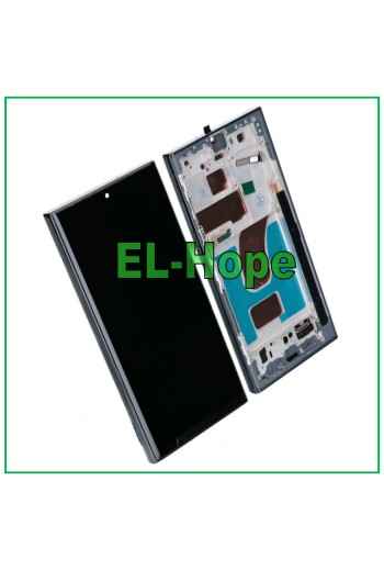 TFT TOUCH LCD DISPLAY + FRAME FOR SAMSUNG GALAXY S23 ULTRA SM-S918 GREEN GREEN