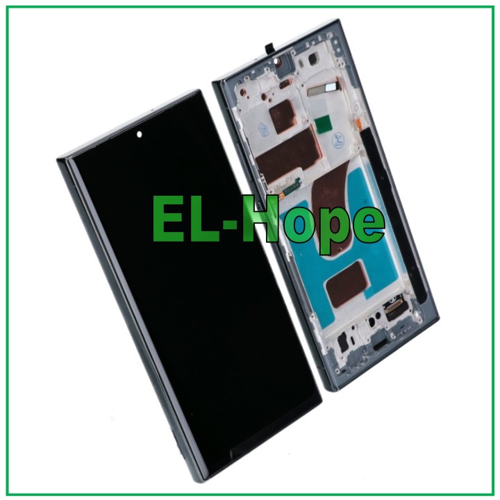 TFT TOUCH LCD DISPLAY + FRAME FOR SAMSUNG GALAXY S23 ULTRA SM-S918 GREEN GREEN