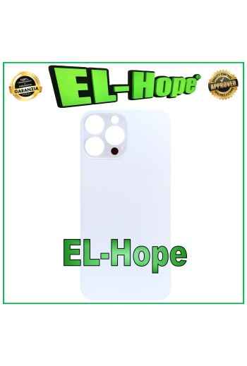 GLASS BACK BODY BATTERY COVER FOR IPHONE 13 PRO MAX BIG HOLE SILVER