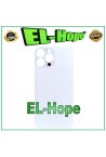 GLASS BATTERY COVER FOR IPHONE 13 PRO MAX BIG HOLE SILVER