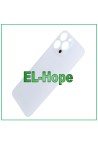 GLASS BATTERY COVER FOR IPHONE 13 PRO MAX BIG HOLE SILVER