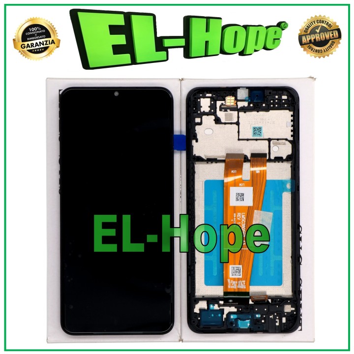 ORIGINAL FRAME LCD DISPLAY SAMSUNG A04 2022 SM-A045 TOUCH GLASS GH81-22731A