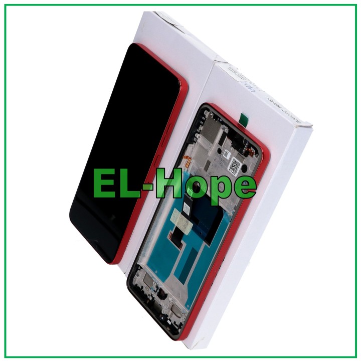 ORIGINAL TOUCH DISPLAY SERVICE MOTOROLA MOTO EDGE 50 NEO XT2409 RED FRAME