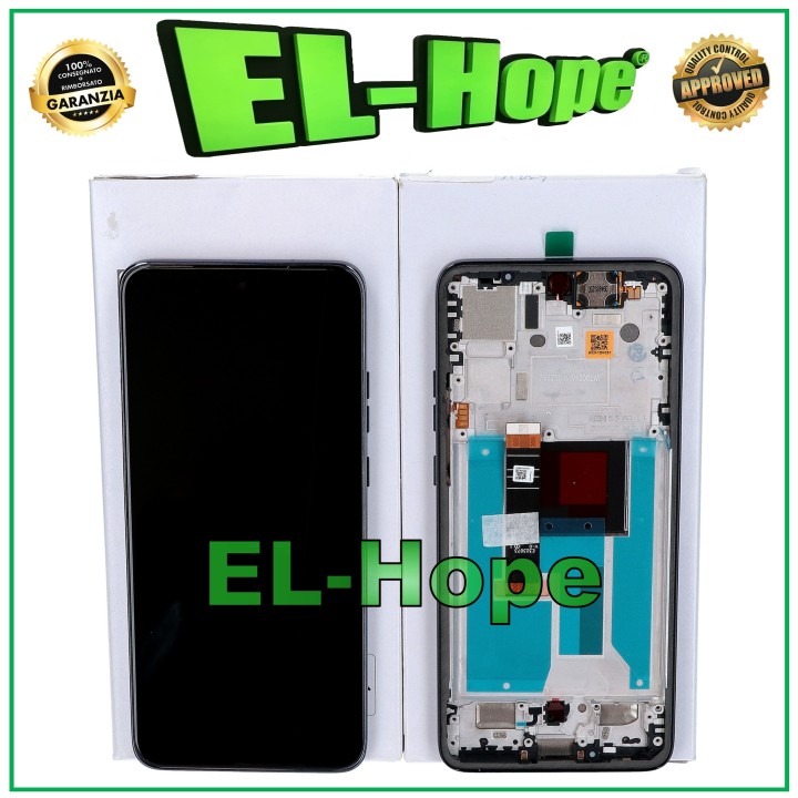 ORIGINAL SERVICE DISPLAY MOTOROLA MOTO EDGE 50 NEO XT2409 TOUCH FRAME GRAY