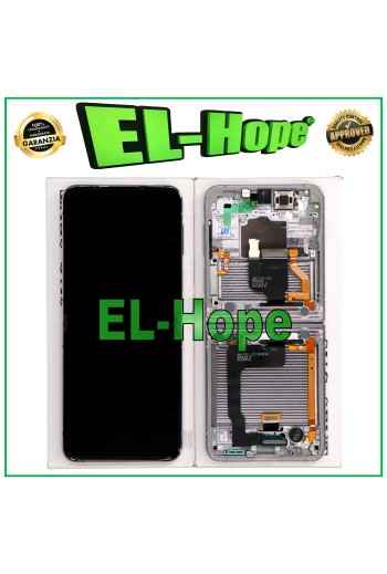 ORIGINAL LCD TOUCH DISPLAY SAMSUNG GALAXY Z FLIP 4 5G SM-F721B SILVER WHITE 