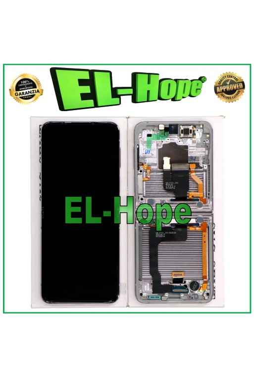 ORIGINAL LCD TOUCH DISPLAY SAMSUNG GALAXY Z FLIP 4 5G SM-F721B SILVER WHITE 