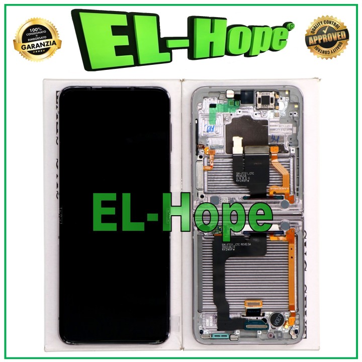 ORIGINAL TOUCH DISPLAY SAMSUNG Z FLIP 4 5G SM-F721B SILVER WHITE GH82-29440F