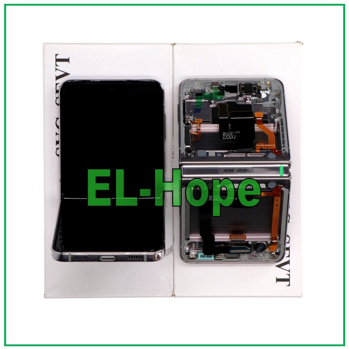 ORIGINAL TOUCH DISPLAY SAMSUNG Z FLIP 4 5G SM-F721B SILVER WHITE GH82-29440F