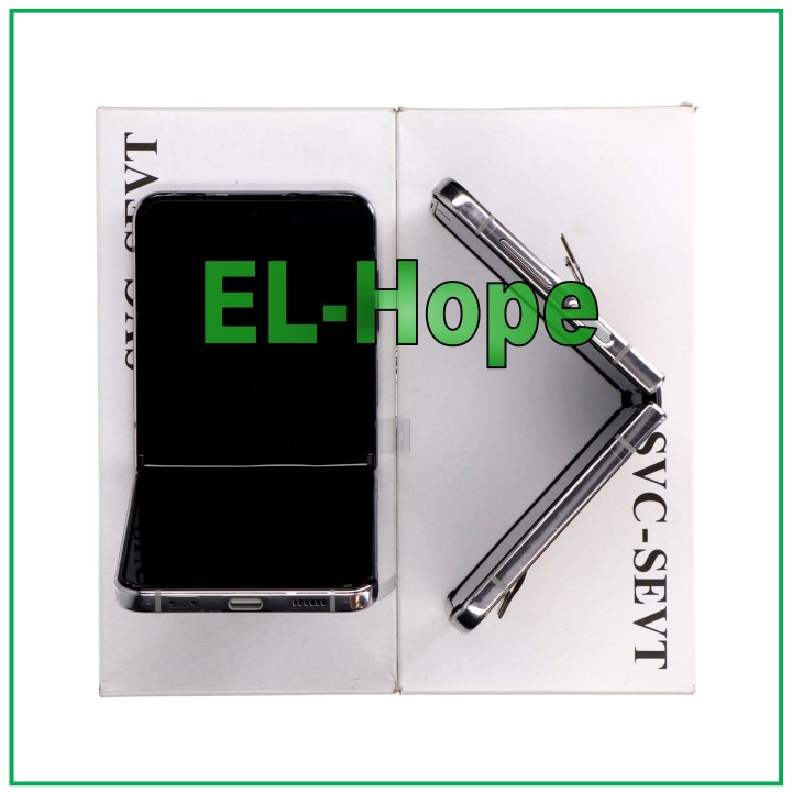 ORIGINAL TOUCH DISPLAY SAMSUNG Z FLIP 4 5G SM-F721B SILVER WHITE GH82-29440F