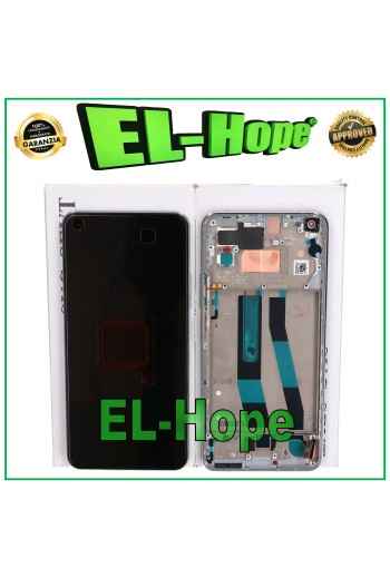 ORIGINAL DISPLAY FRAME XIAOMI MI 11 LITE 4G 5G NE M2101K9AG TOUCH SCREEN SILVER