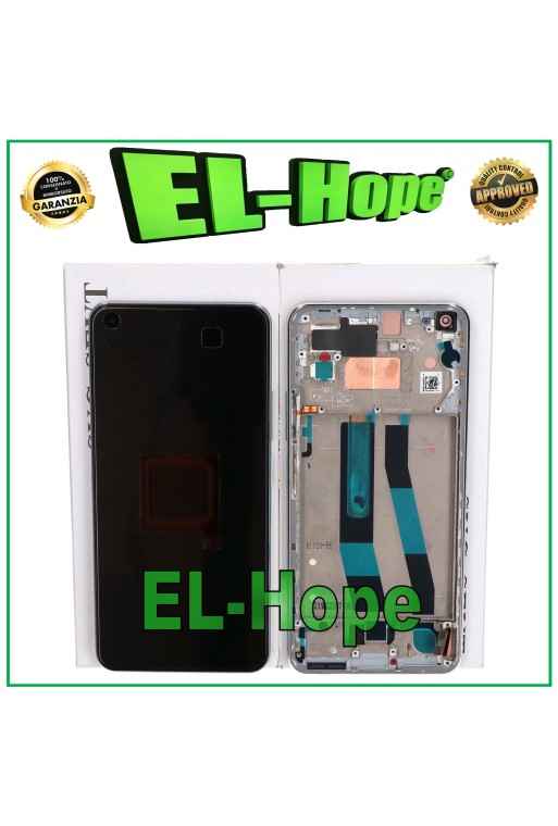 ORIGINAL DISPLAY FRAME XIAOMI MI 11 LITE 4G 5G NE M2101K9AG TOUCH SCREEN SILVER