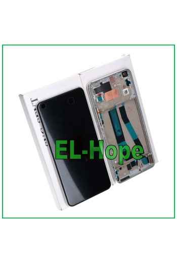 ORIGINAL DISPLAY FRAME XIAOMI MI 11 LITE 4G 5G NE M2101K9AG TOUCH SCREEN SILVER