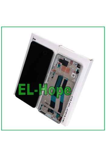 ORIGINAL DISPLAY FRAME XIAOMI MI 11 LITE 4G 5G NE M2101K9AG TOUCH SCREEN SILVER