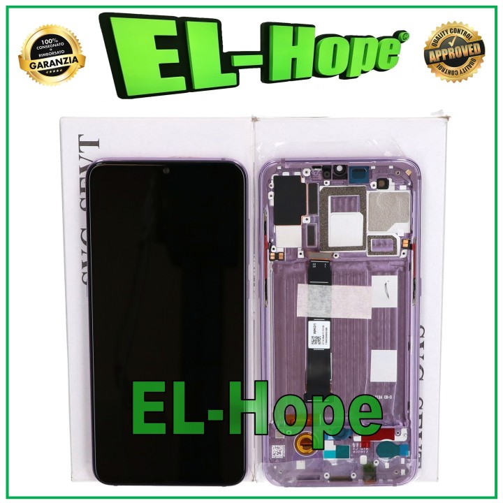LCD DISPLAY + ORIGINAL FRAME SERVICE XIAOMI MI 9 M1902 F1G F1A F1T TOUCH PURPLE