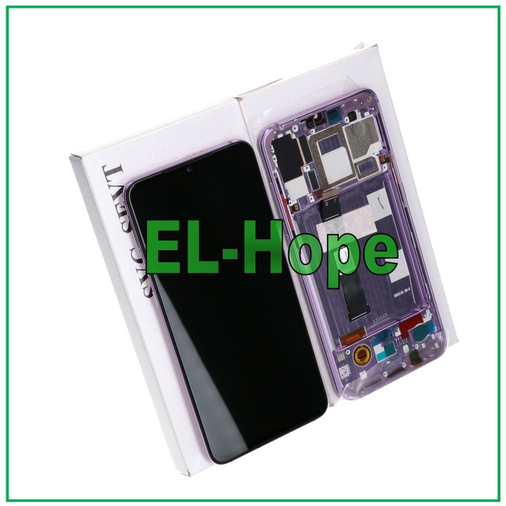 LCD DISPLAY + ORIGINAL FRAME SERVICE XIAOMI MI 9 M1902 F1G F1A F1T TOUCH PURPLE