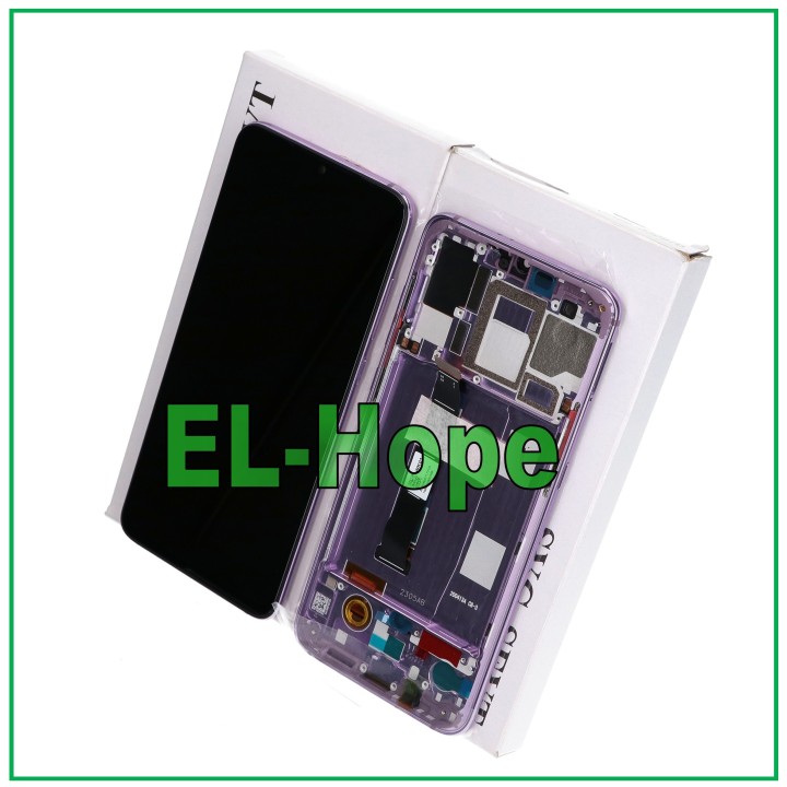 LCD DISPLAY + ORIGINAL FRAME SERVICE XIAOMI MI 9 M1902 F1G F1A F1T TOUCH PURPLE