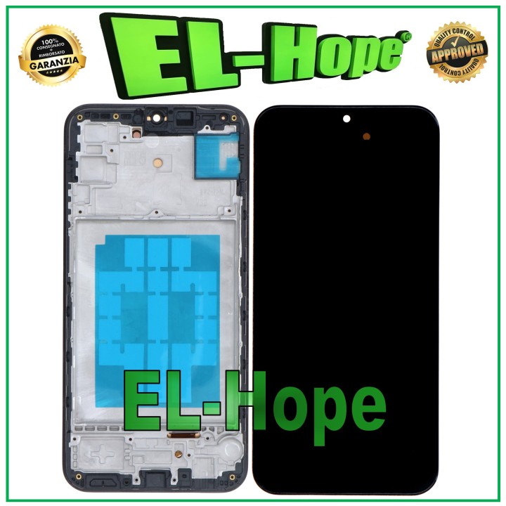 OLED DISPLAY + FRAME FOR SAMSUNG GALAXY M15 5G 2024 SM-M156 TOUCH SCREEN BLACK