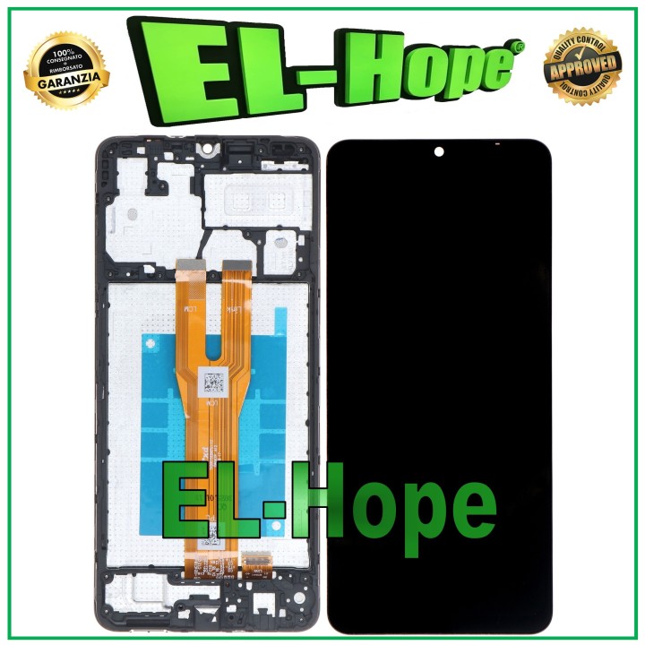 DISPLAY FRAME LCD FOR SAMSUNG GALAXY A06 SM-A065 TOUCH GLASS SCREEN BLACK