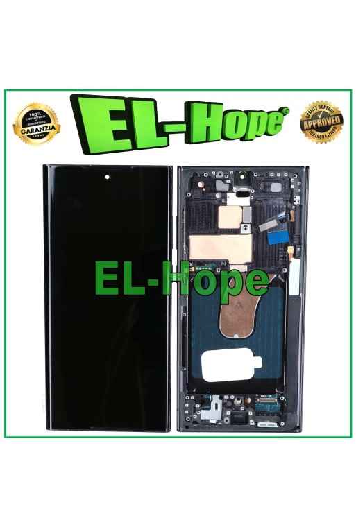 OLED TOUCH SCREEN LCD DISPLAY + FRAME FOR SAMSUNG GALAXY S23 ULTRA SM-S918 BLACK