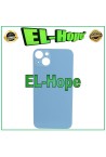 GLASS CASE BACK BODY BATTERY COVER FOR IPHONE 14 PLUS BIG HOLE BLUE
