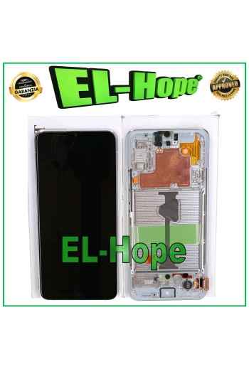 DISPLAY FRAME ORIGINAL SERVICE SAMSUNG GALAXY A90 5G 2019 SM-A908 TOUCH WHITE