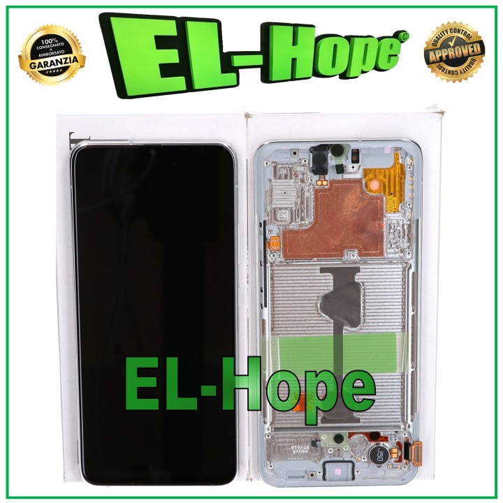 DISPLAY FRAME ORIGINAL SERVICE SAMSUNG A90 5G SM-A908 TOUCH WHITE GH82-21092B