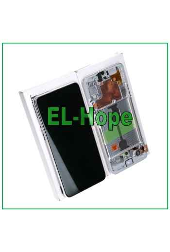 DISPLAY FRAME ORIGINAL SERVICE SAMSUNG GALAXY A90 5G 2019 SM-A908 TOUCH WHITE